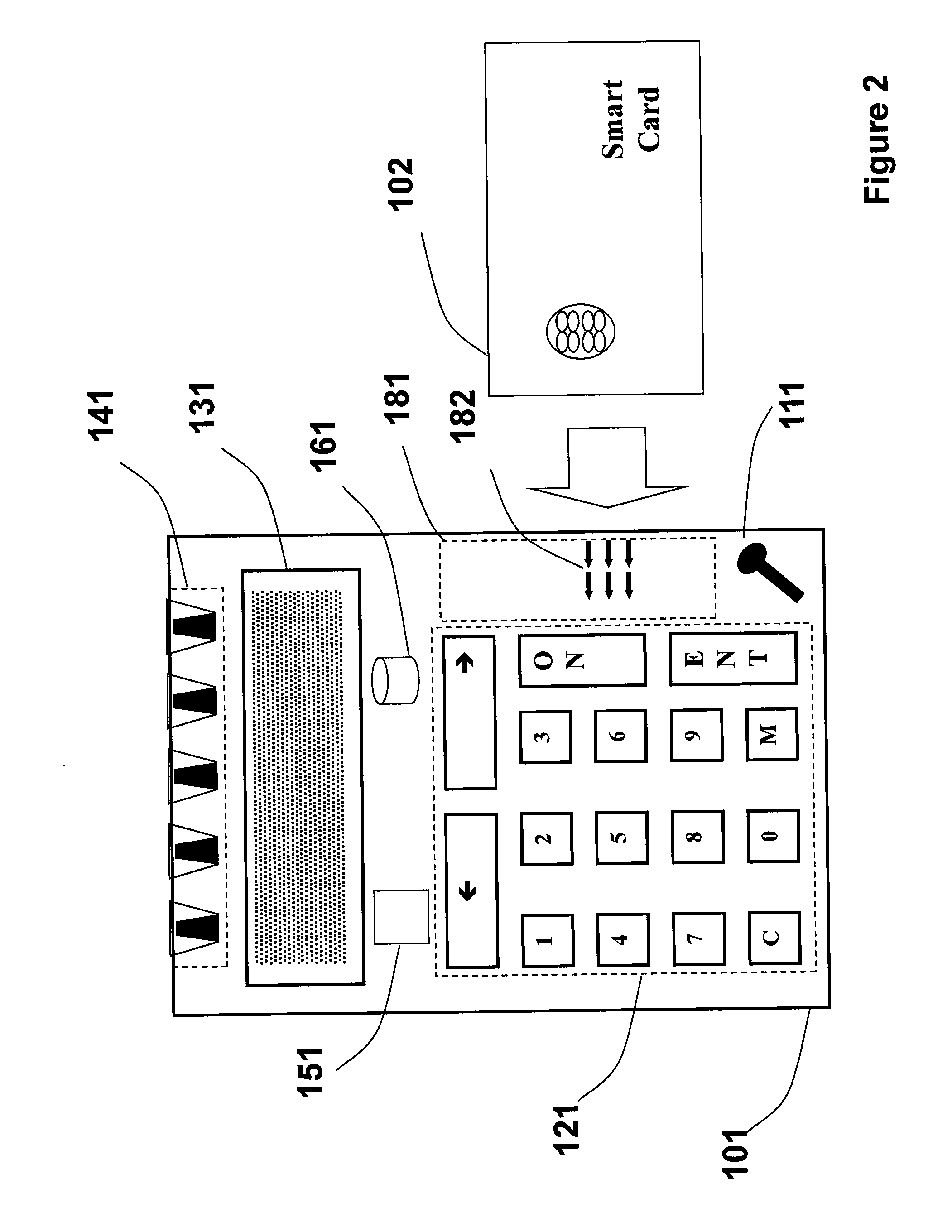 Strong authentication token with acoustic data input