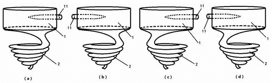 Water activating method and device by combination of acoustic field and double-vortex-body vortex