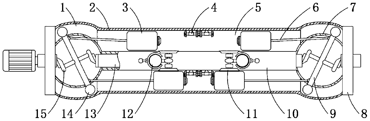 Automatic spinning bobbin replacing device