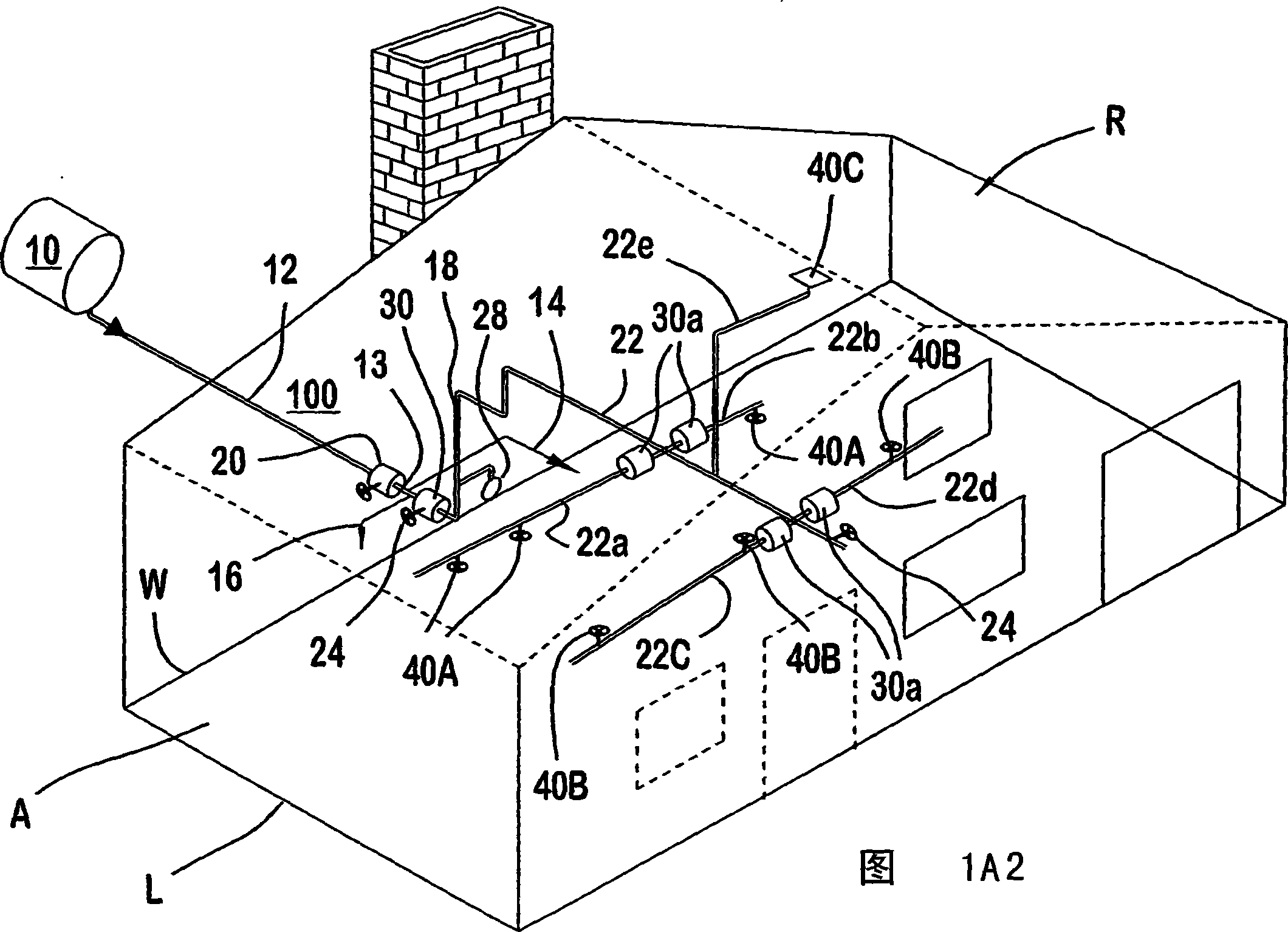 Residential dry sprinkler fire protection system