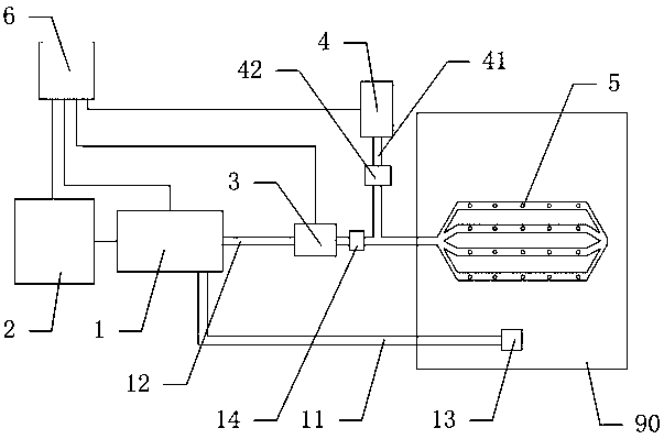 Bathtub water massage system and control method thereof