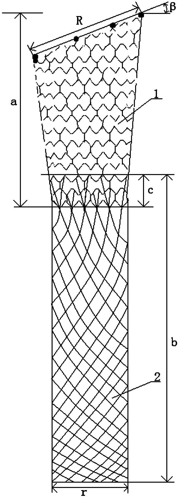 Flexible iliac vein stent capable of being positioned accurately