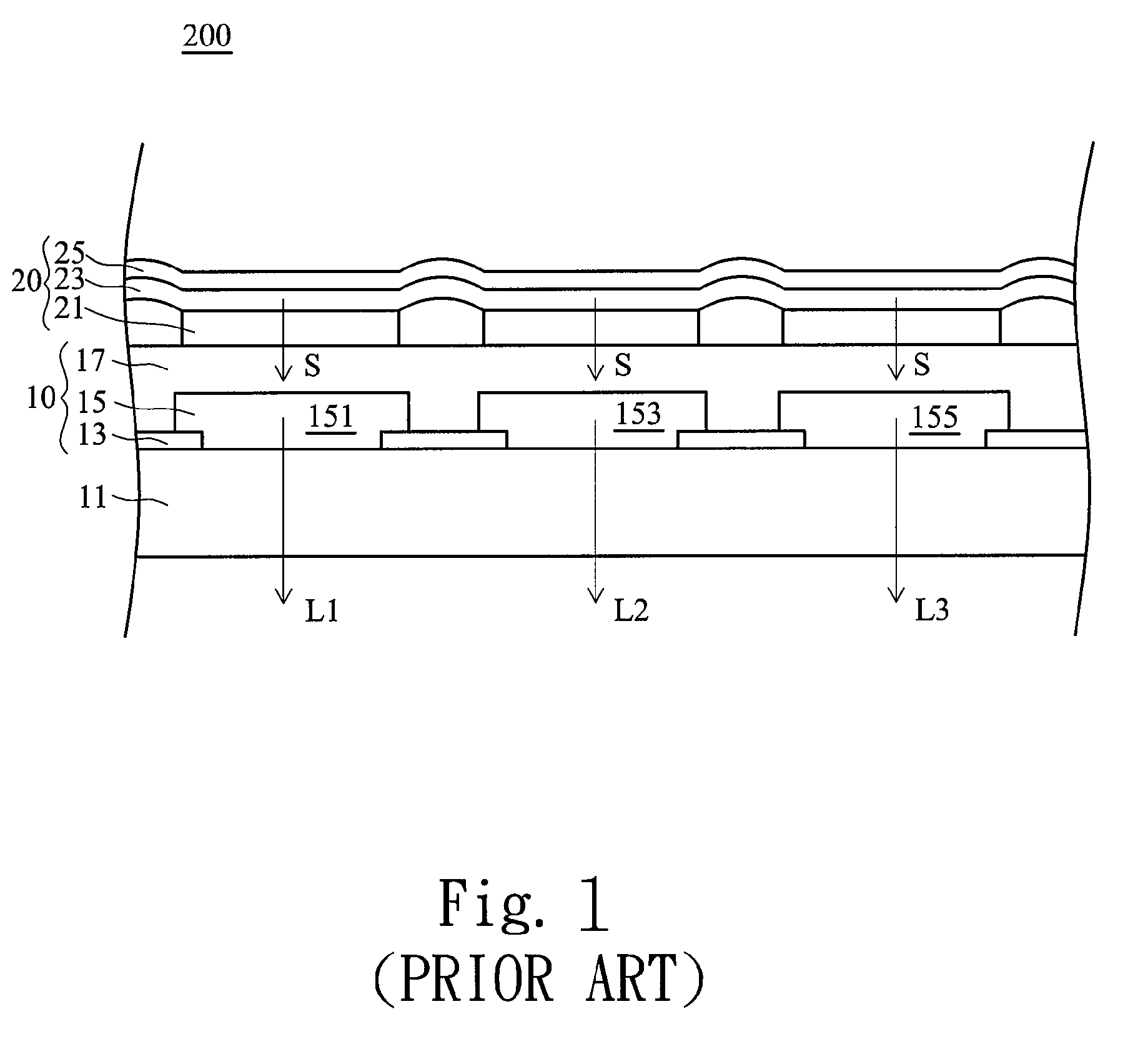 Full-Color OLED Display Apparatus with Improved Color Saturation and a Method of Manufacturing the Same