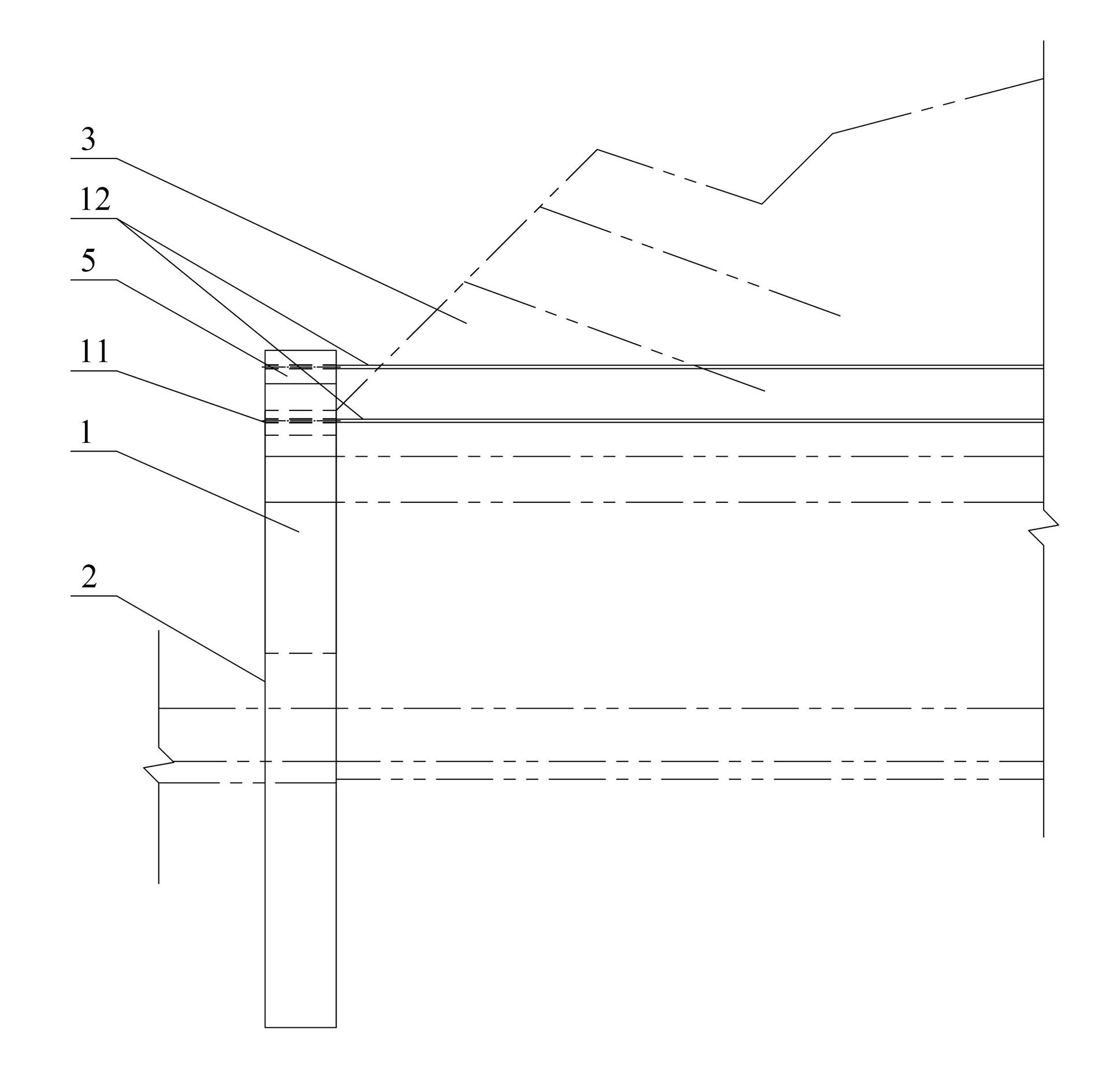 Door type composite pipe roof umbrella arch structure for tunnel opening and construction method thereof