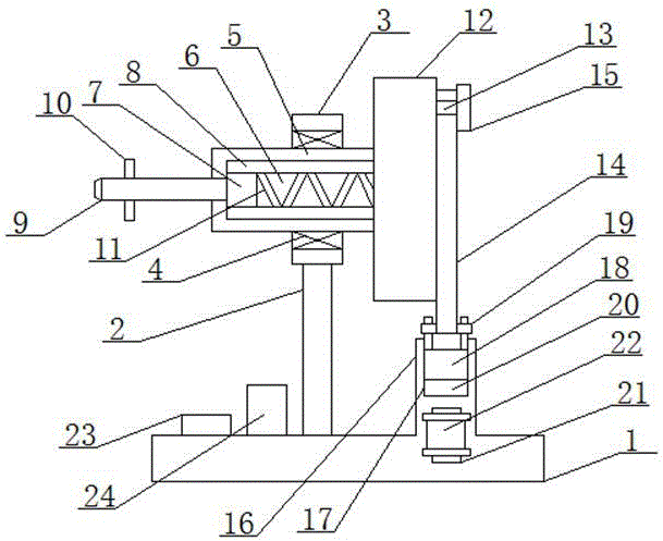 Mechanical type starting device for agricultural machinery