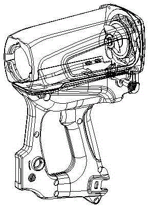 Air gun cylinder cover rotating structure