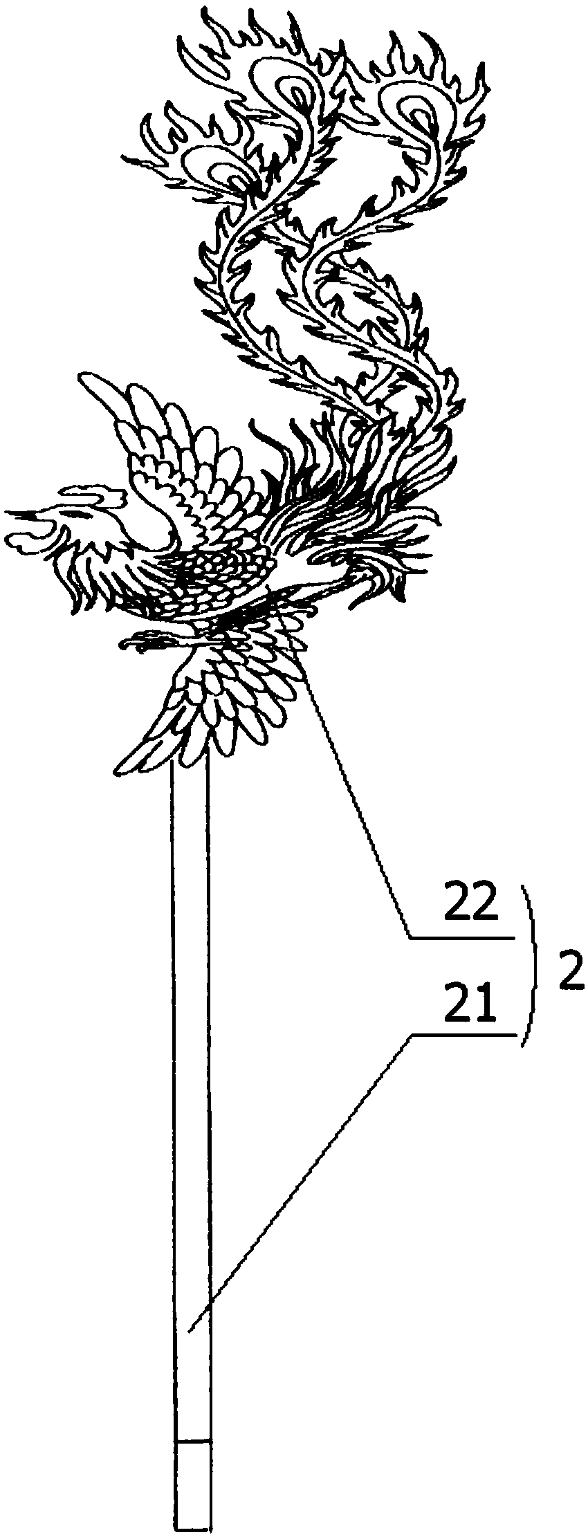 Traditional Chinese medicine carving plastic needle, application of traditional Chinese medicine carving plastic needle and carving plastic method