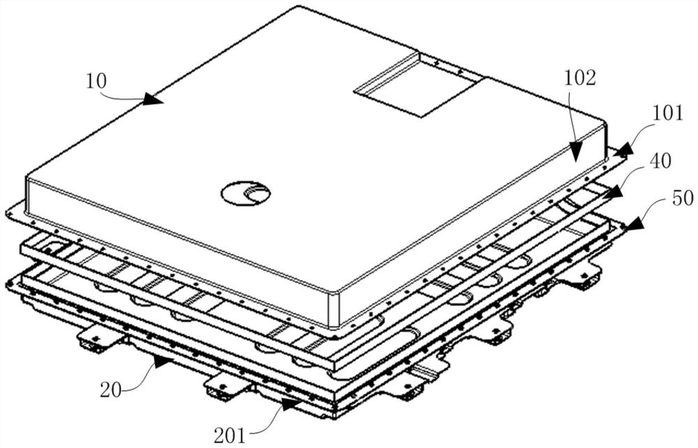 Double-sealing structure type battery pack box body and electric vehicle