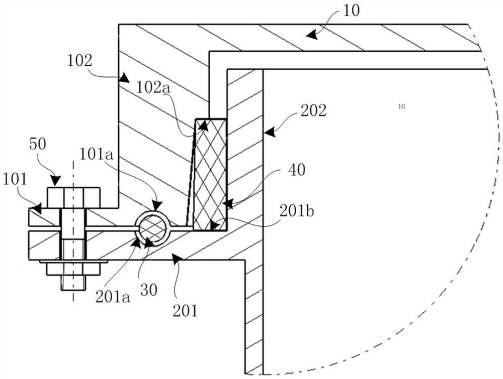 Double-sealing structure type battery pack box body and electric vehicle