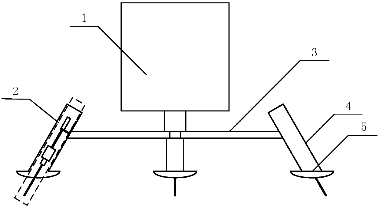 Three-leg supporting asteroid surface anchoring device based on impact type ultrasonic drill