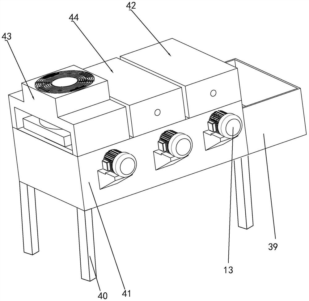 A two-way pre-pressing and pasting machine