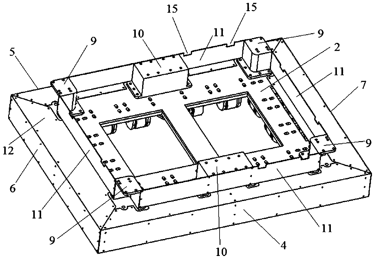 Shock absorber for damping platform of vehicle-mounted instrument