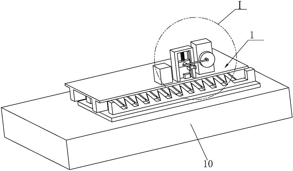 Dust cleaning device of ventilation port cover fence for spraying workshop