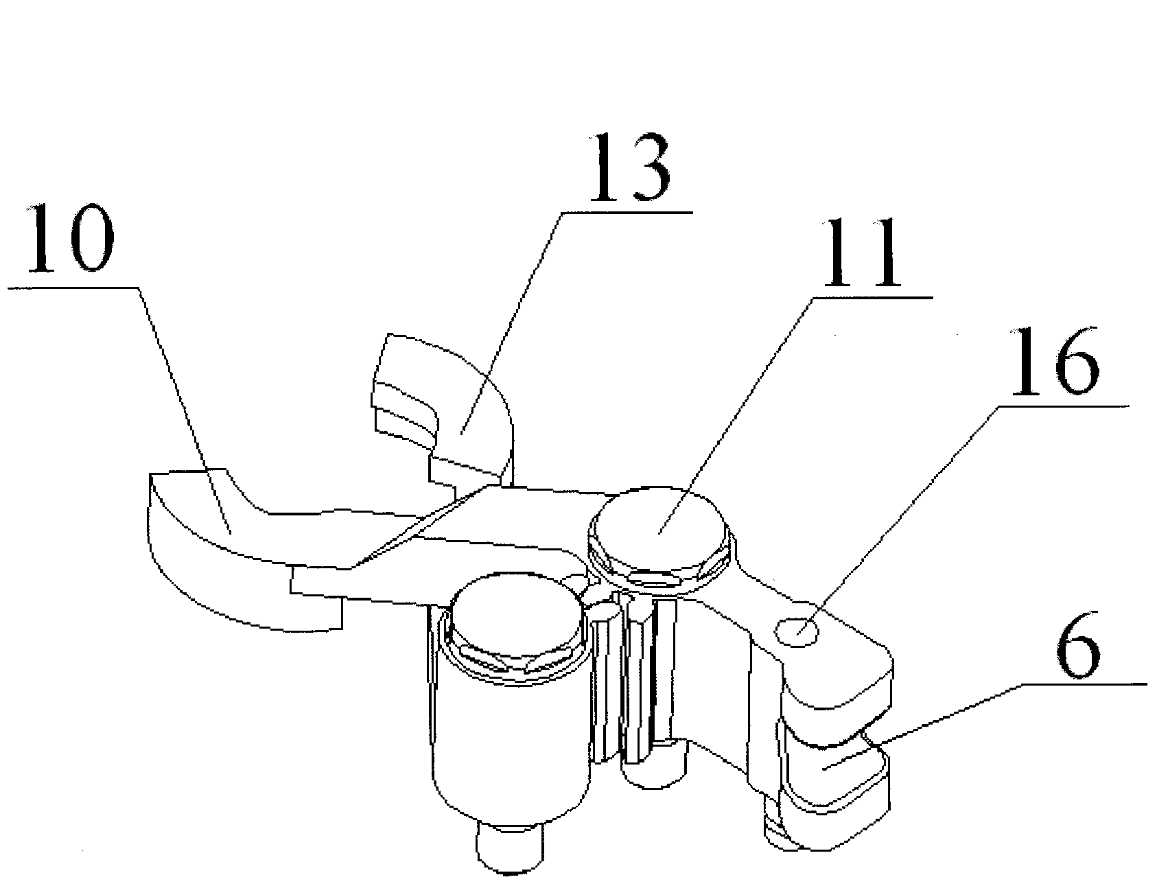 Bottle clamp mechanism