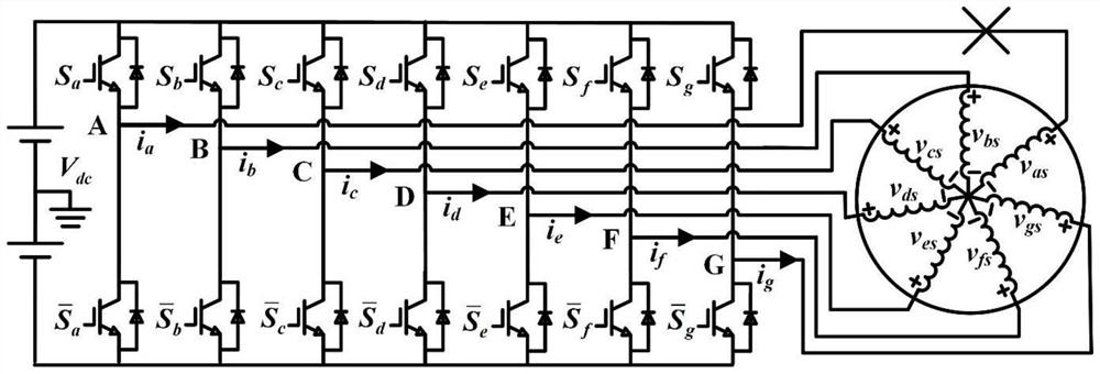 A fault-tolerant operation method for multi-phase motors considering multiple degrees of freedom