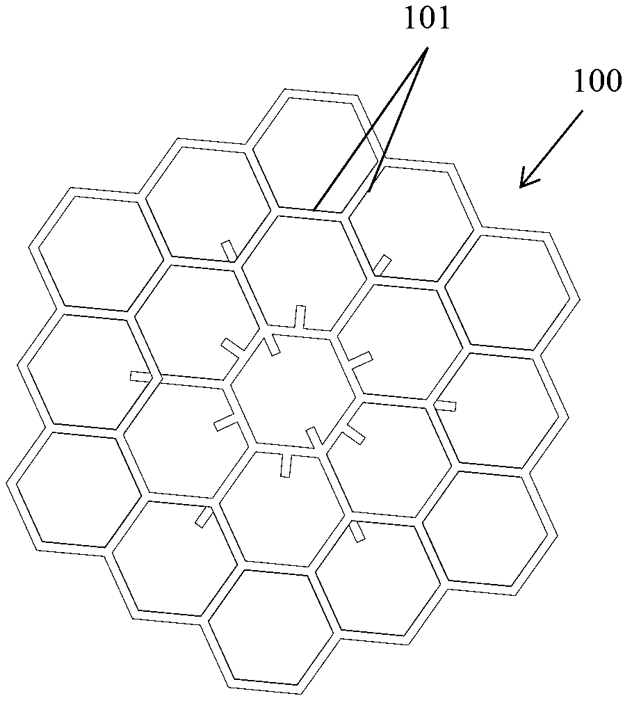 Honeycomb modified biological stuffing applied to water treatment and preparation method thereof