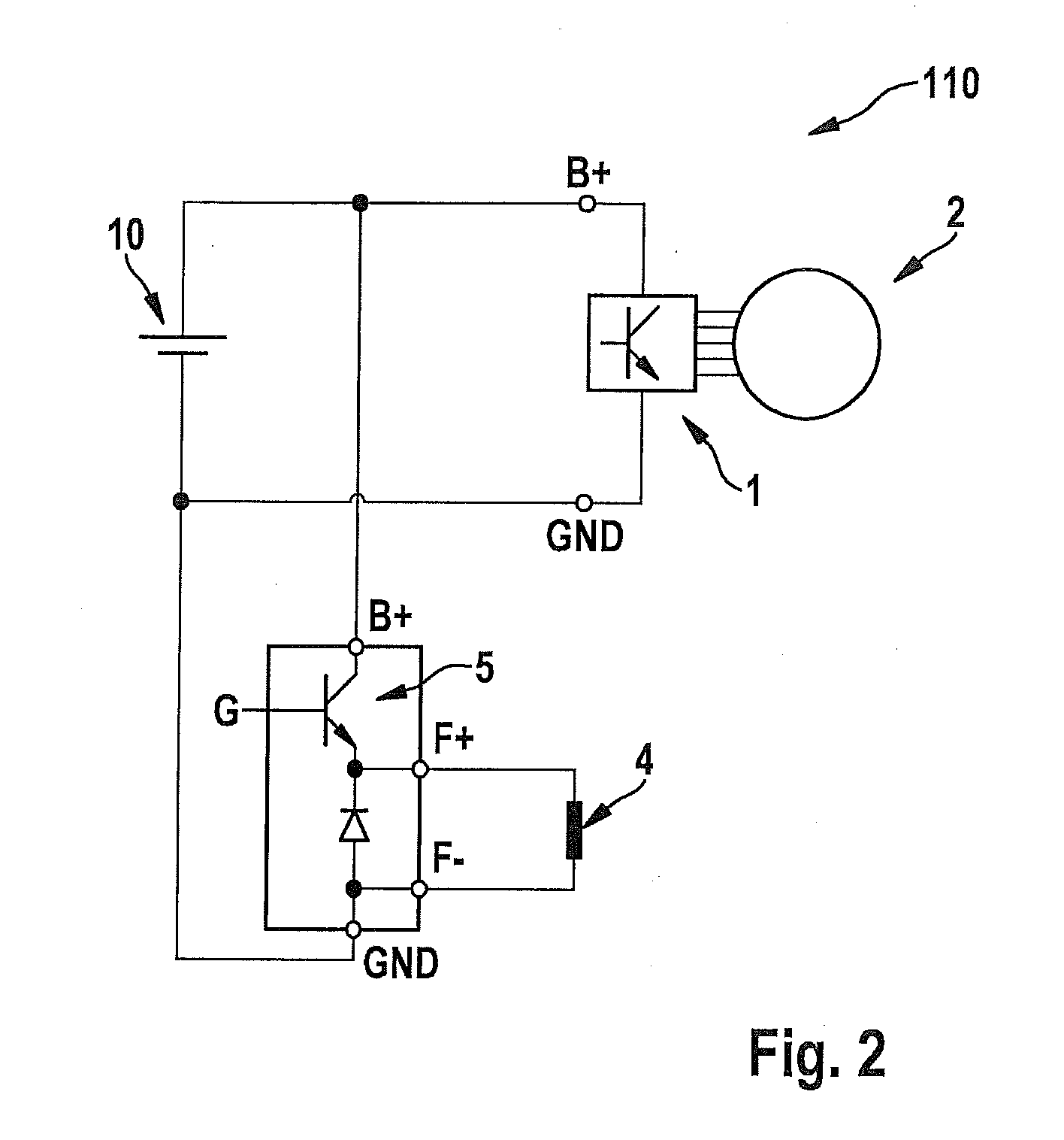 Method for operating a separately excited electric machine in a motor vehicle