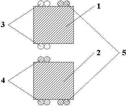 Sampling device for pincer-shaped resistive current transformer