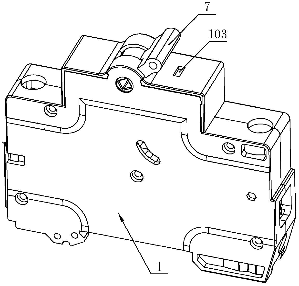 Miniature circuit breaker suitable for small ampere current