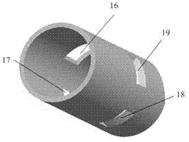 Scavenging system of constant-pressure air source type free piston internal combustion generator