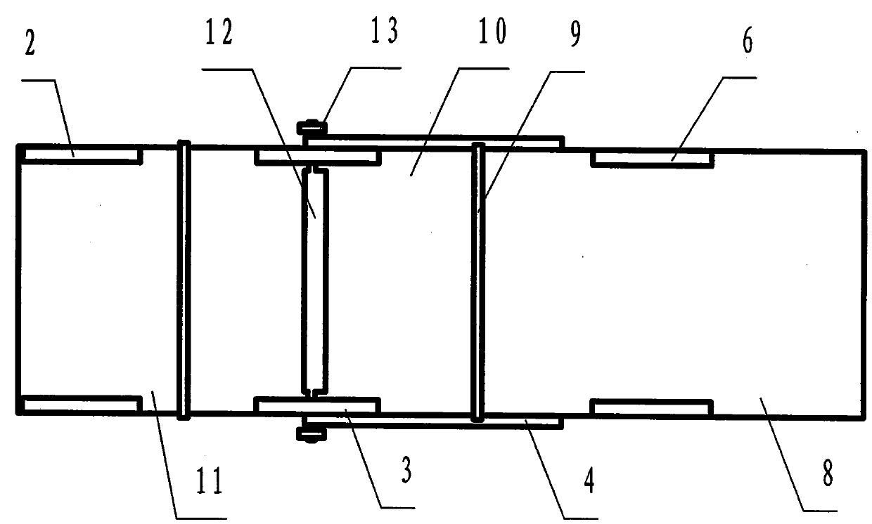 Fixed device for turning over and lying on the side for medical patients