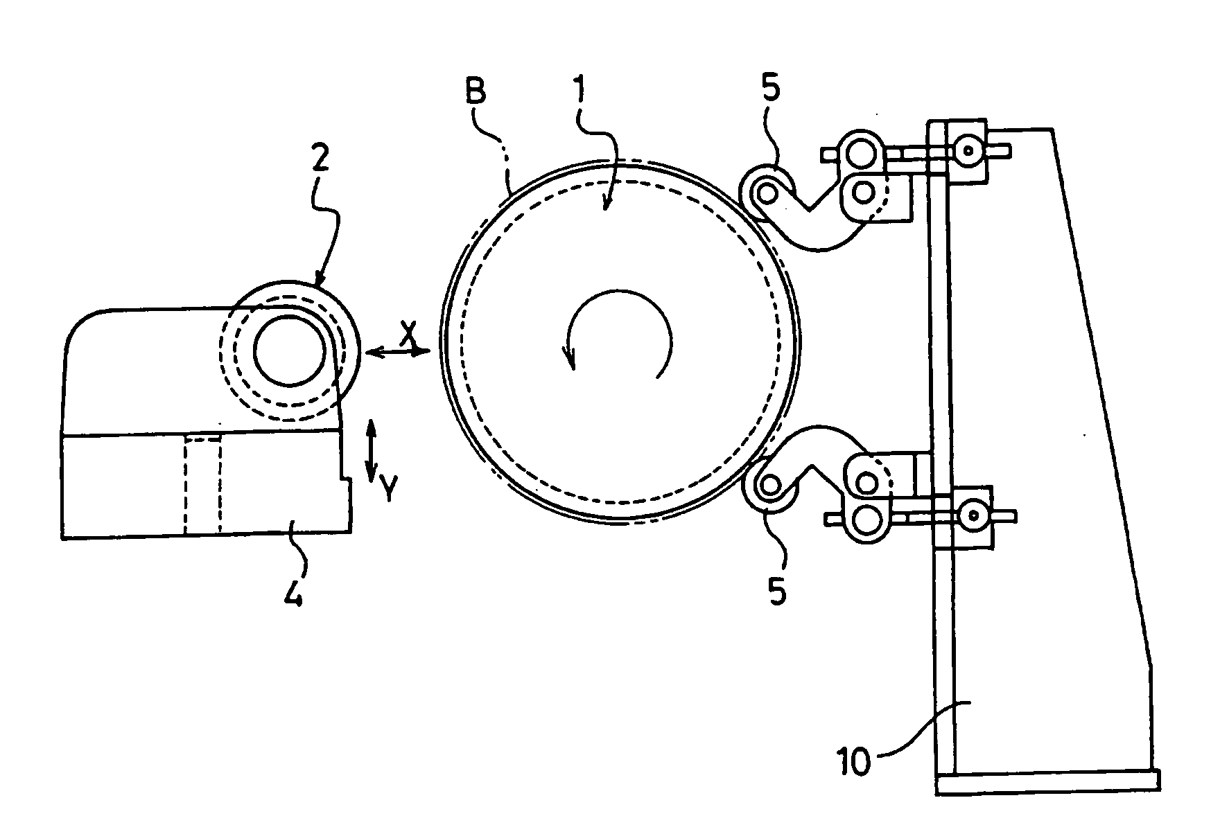 Method and device for manufacturing support body for run flat