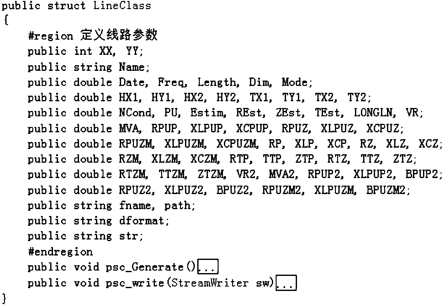 PSCAD-EMTDC simulation model automatic generation method