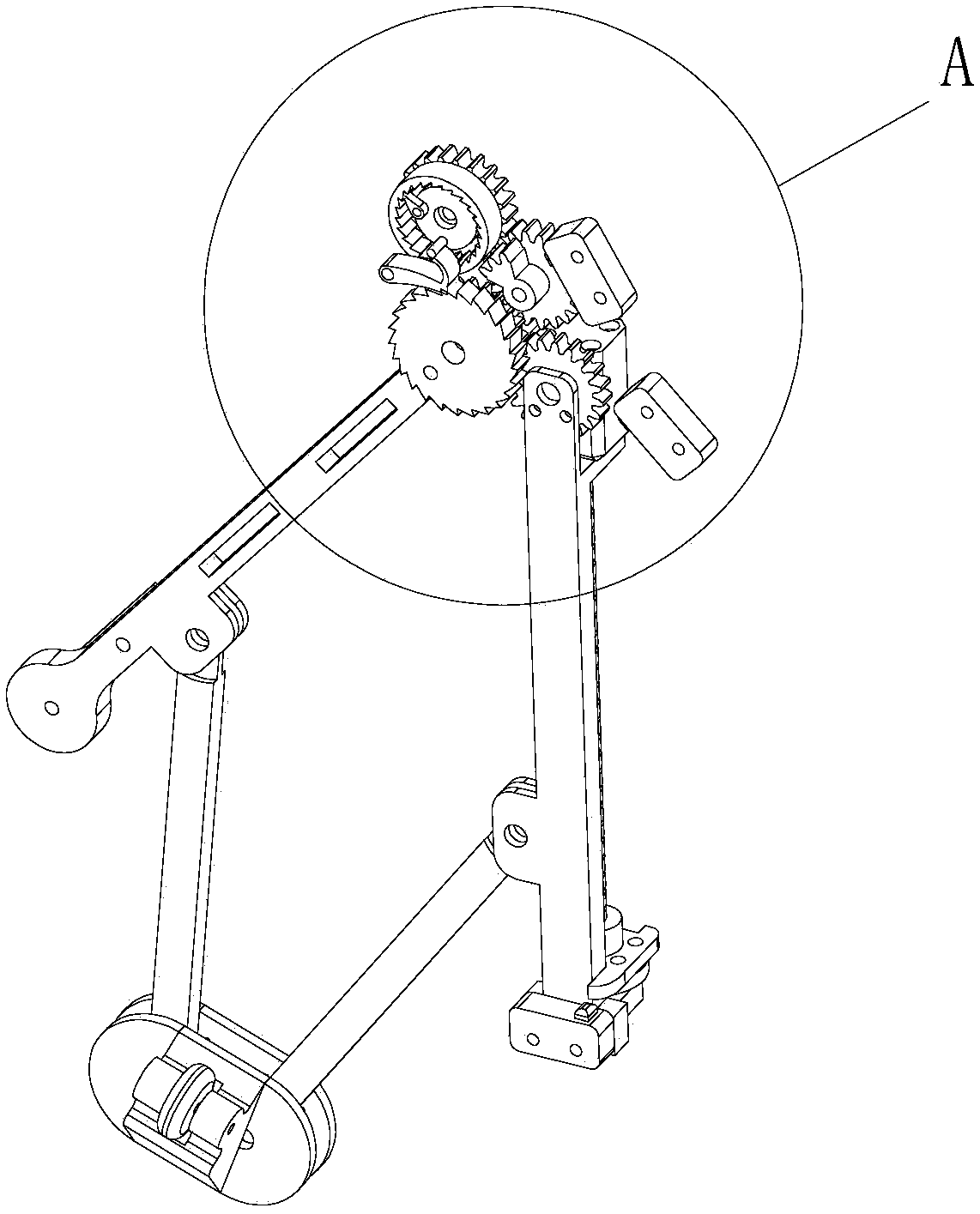 multi-link jumping mechanism