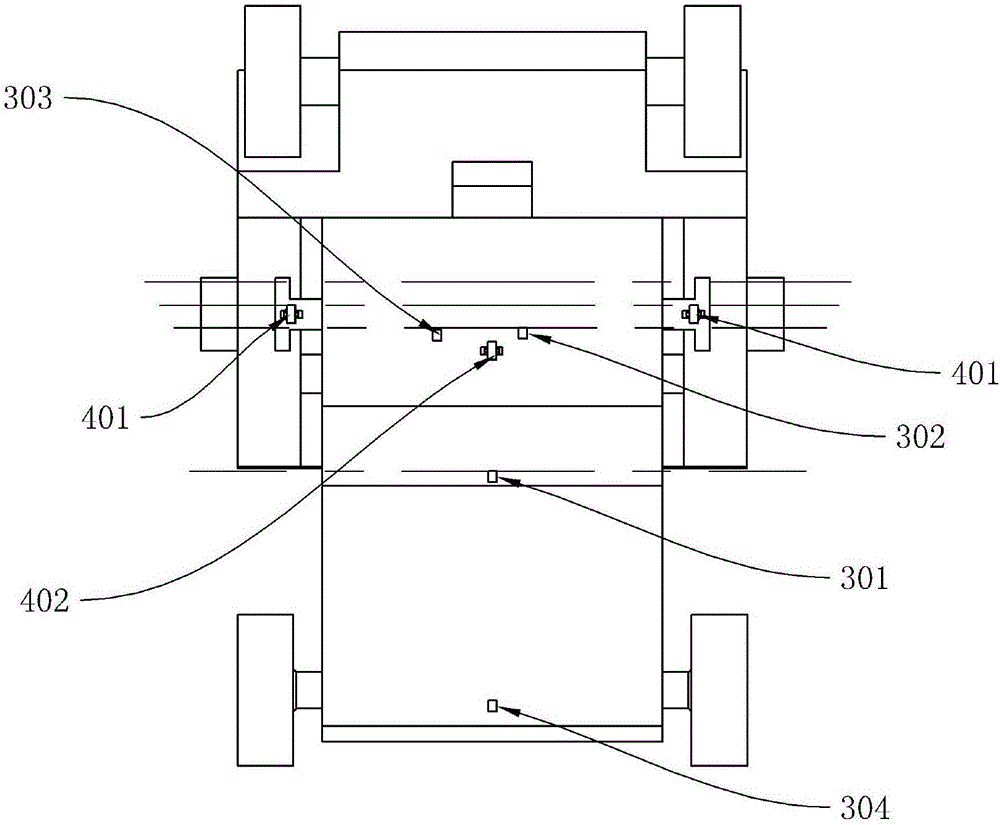 Security and protection robot and step ascending and descending method thereof