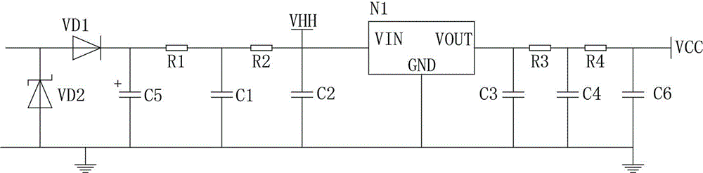 Power-stealing-preventing power supply circuit