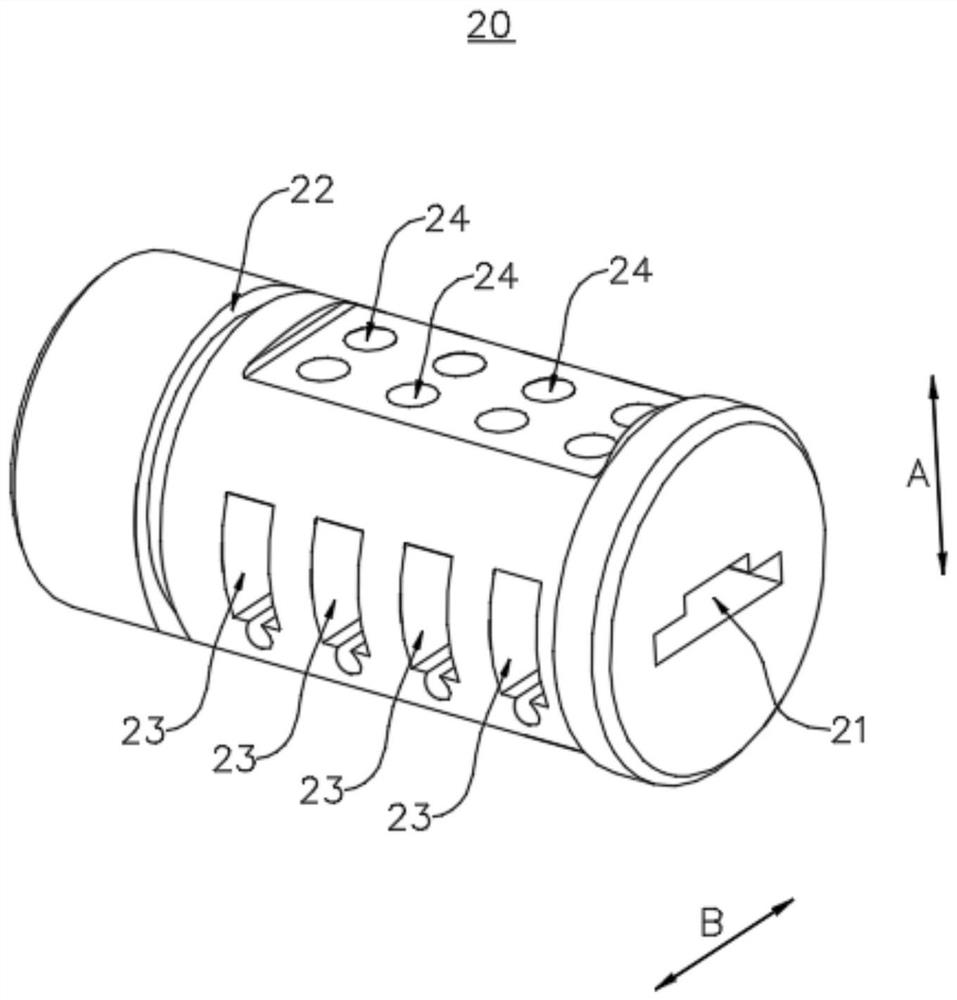 A kind of mechanical lock cylinder and lockset