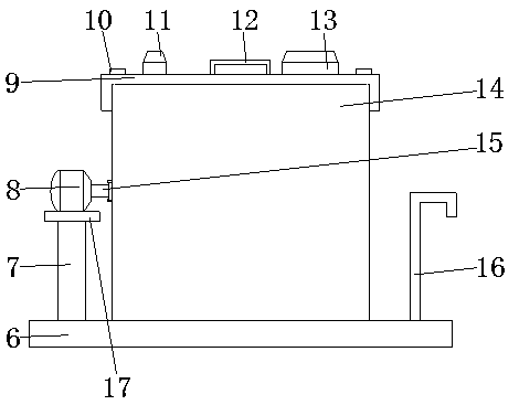Road fog sealing layer material configuration mixing device