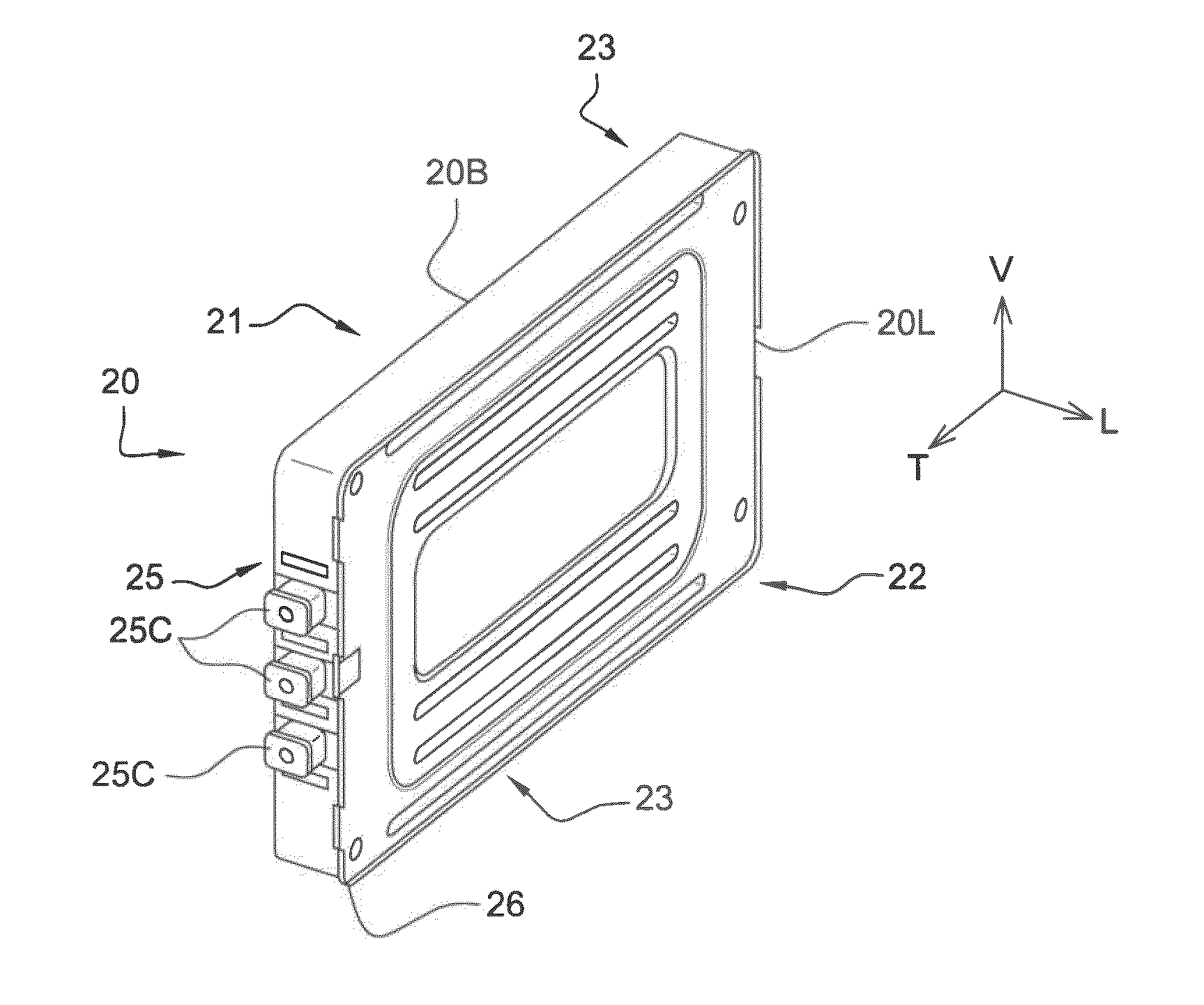 Battery pack for an electric powertrain vehicle