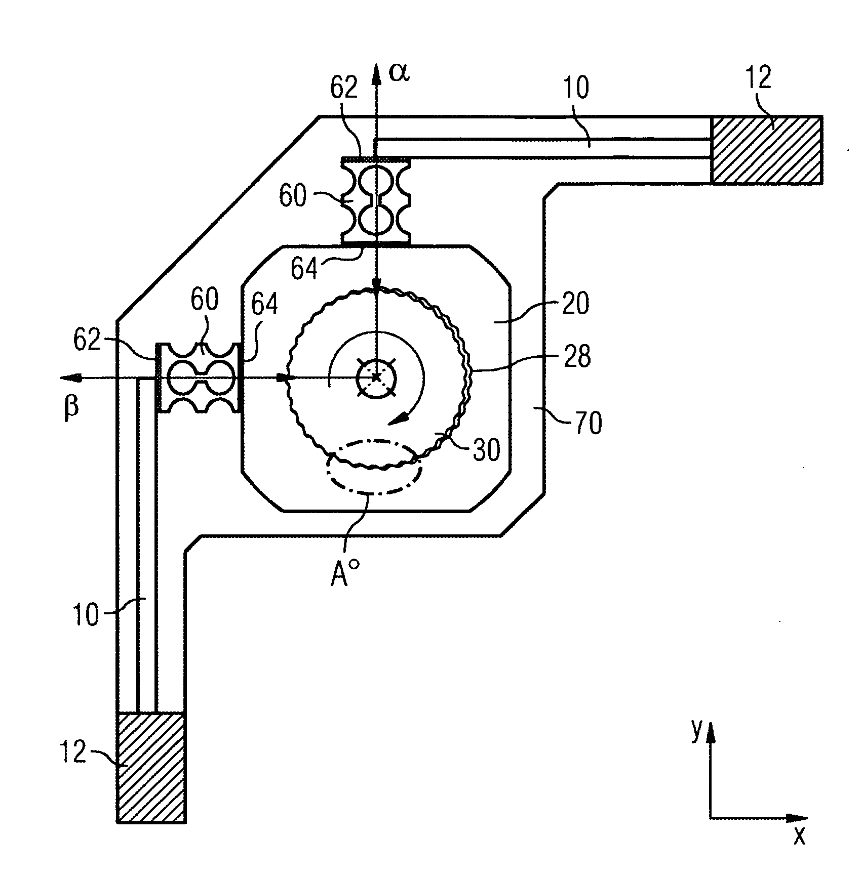 Electromechanical actuating drive