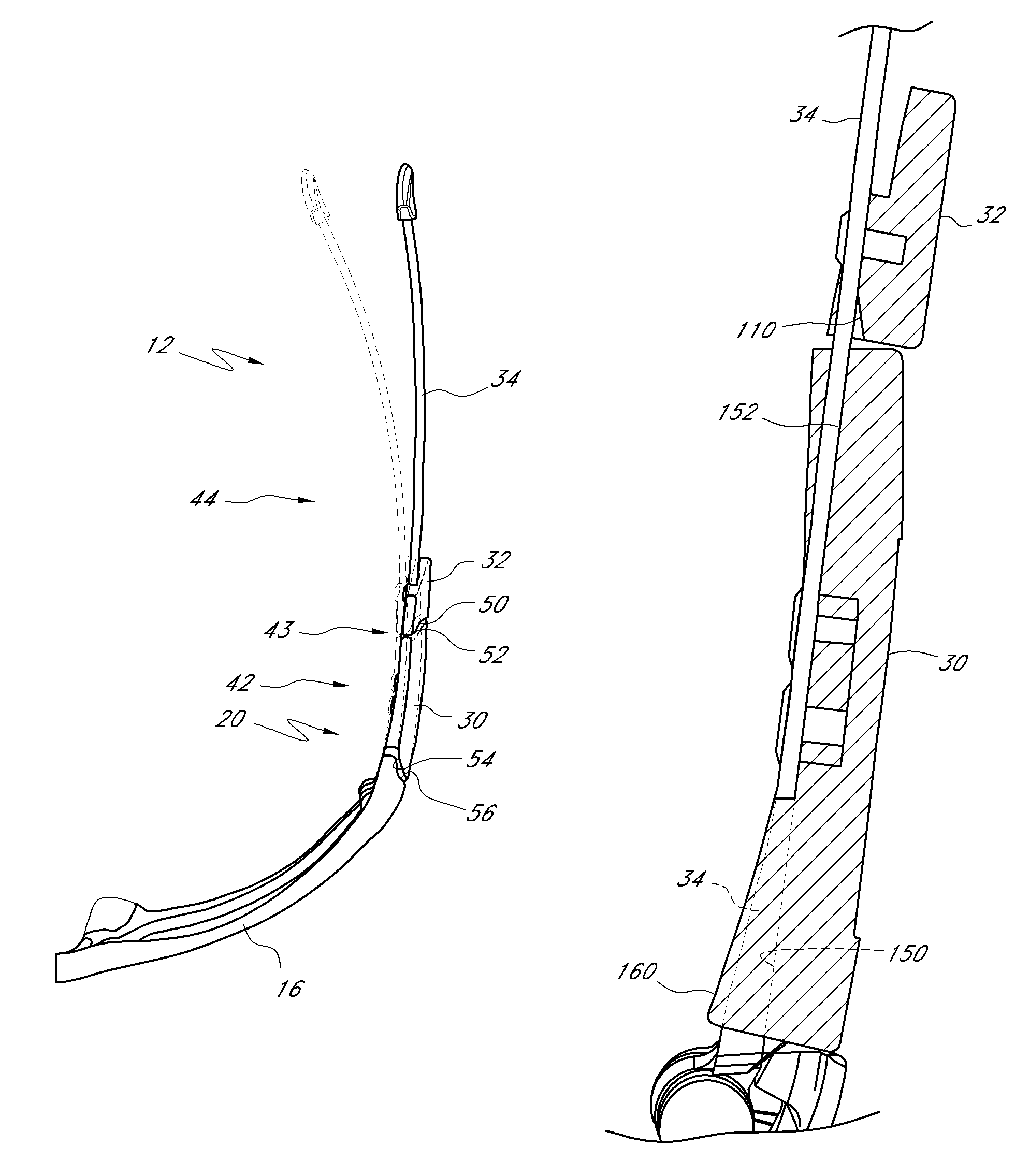 Eyeglass earstem with enhanced performance