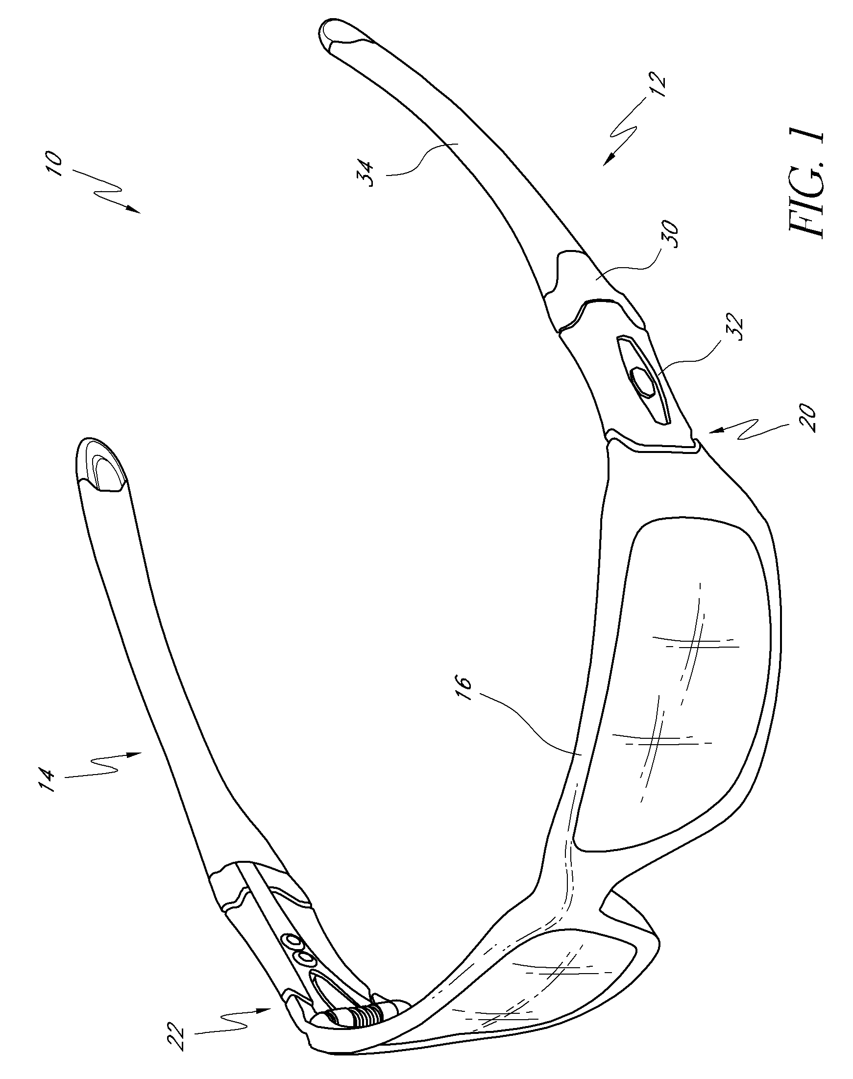 Eyeglass earstem with enhanced performance