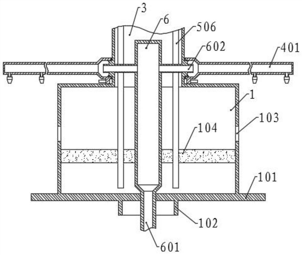 Municipal garden watering equipment with air purification function and using method