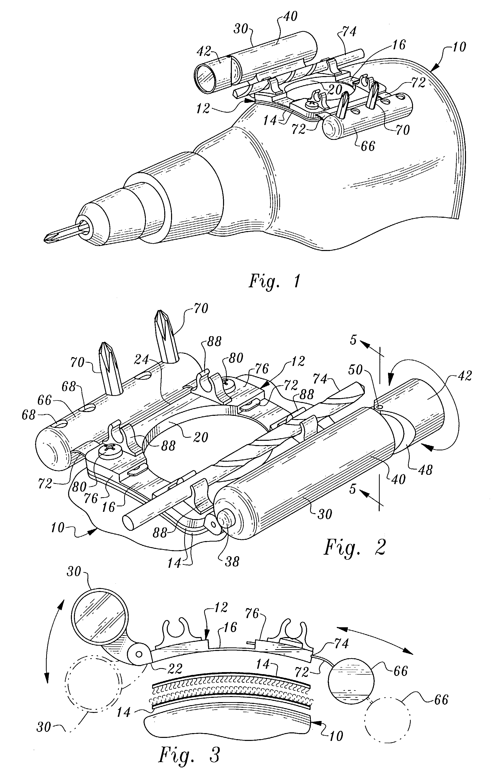 Apparatus including flash light and bit holder for attachment to an electric drill