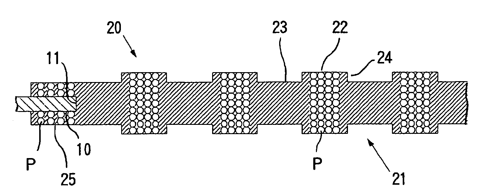 Anisotropic conductivity connector, conductive paste composition, probe member, and wafer inspection device, and wafer inspecting method