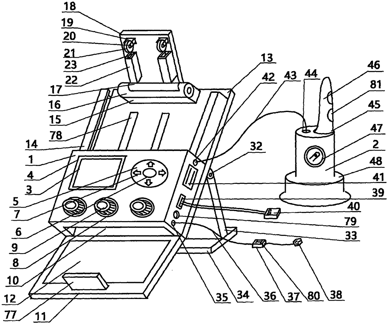 Receipt account entry scanning device