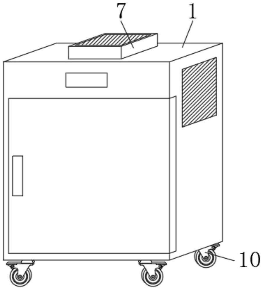 Disinfection device for food detection appliances