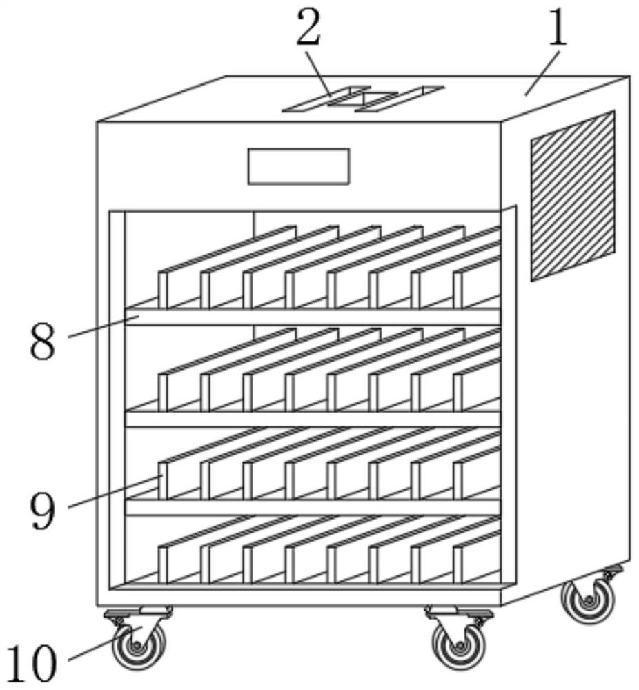 Disinfection device for food detection appliances
