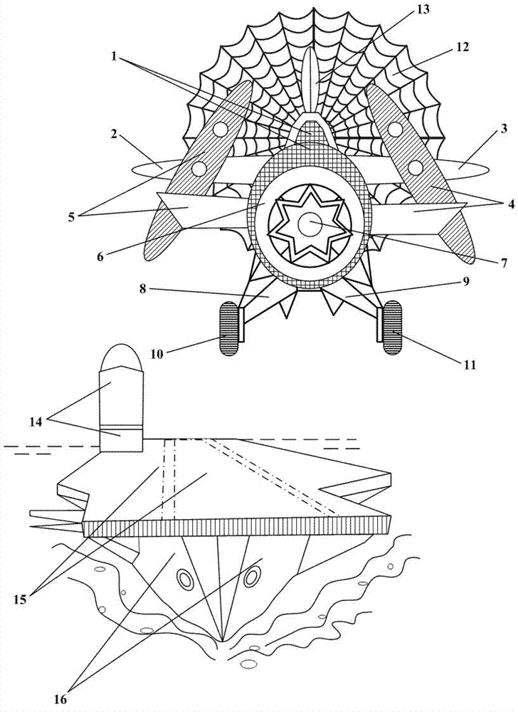 Jet aircraft with a parachute for teenager defense-related science and technology research