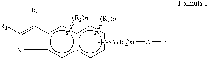 Aryl or heteroaryl substituted 3,4-dihydroanthracene and aryl or heteroaryl substituted benzo[1,2-g]-chrom-3-ene, benzo[1,2-g]-thiochrom-3-ene and benzo [1,2-g]-1,2-dihydroquinoline derivatives having retinoid antagonist or retinoid inverse agonist type biological activity
