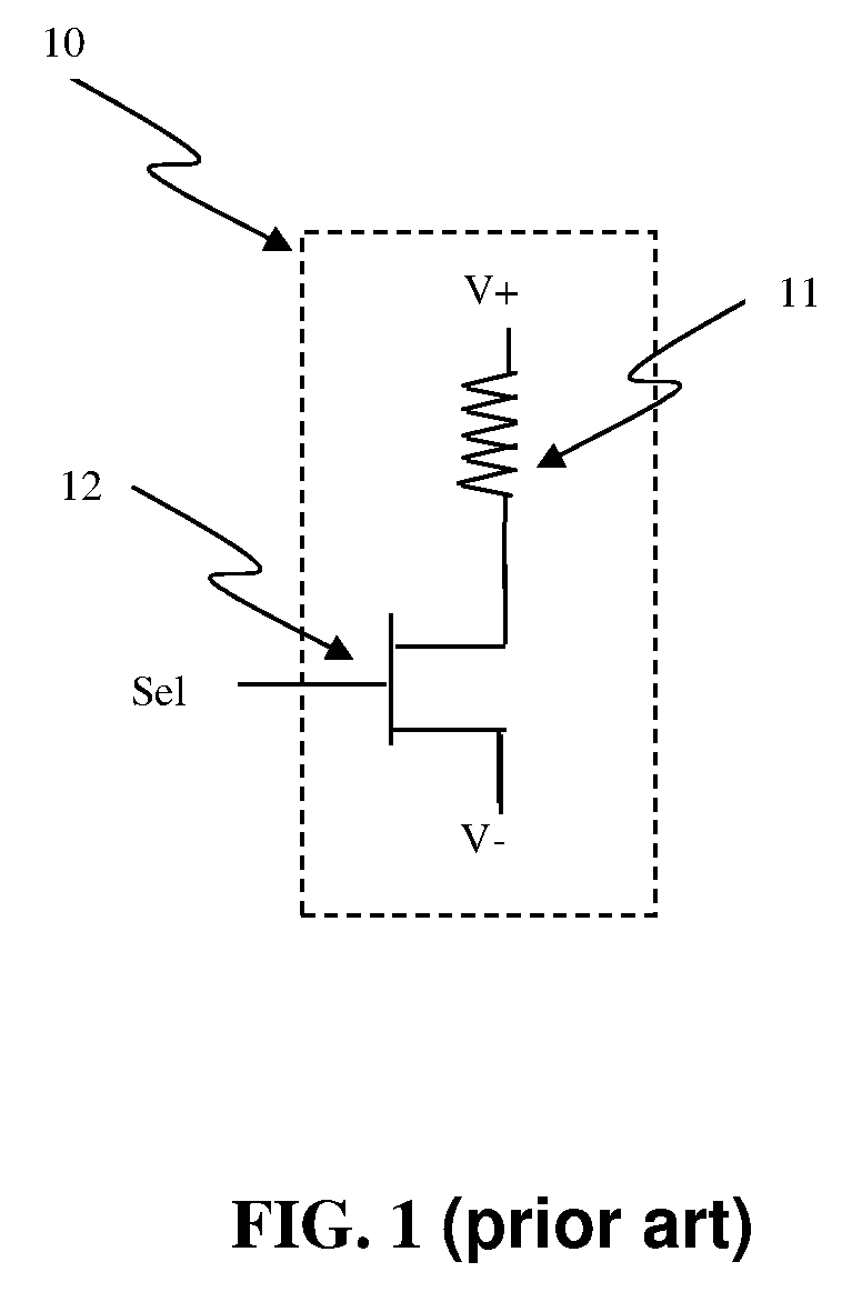 Circuit and system of using a junction diode as program selector for resistive devices