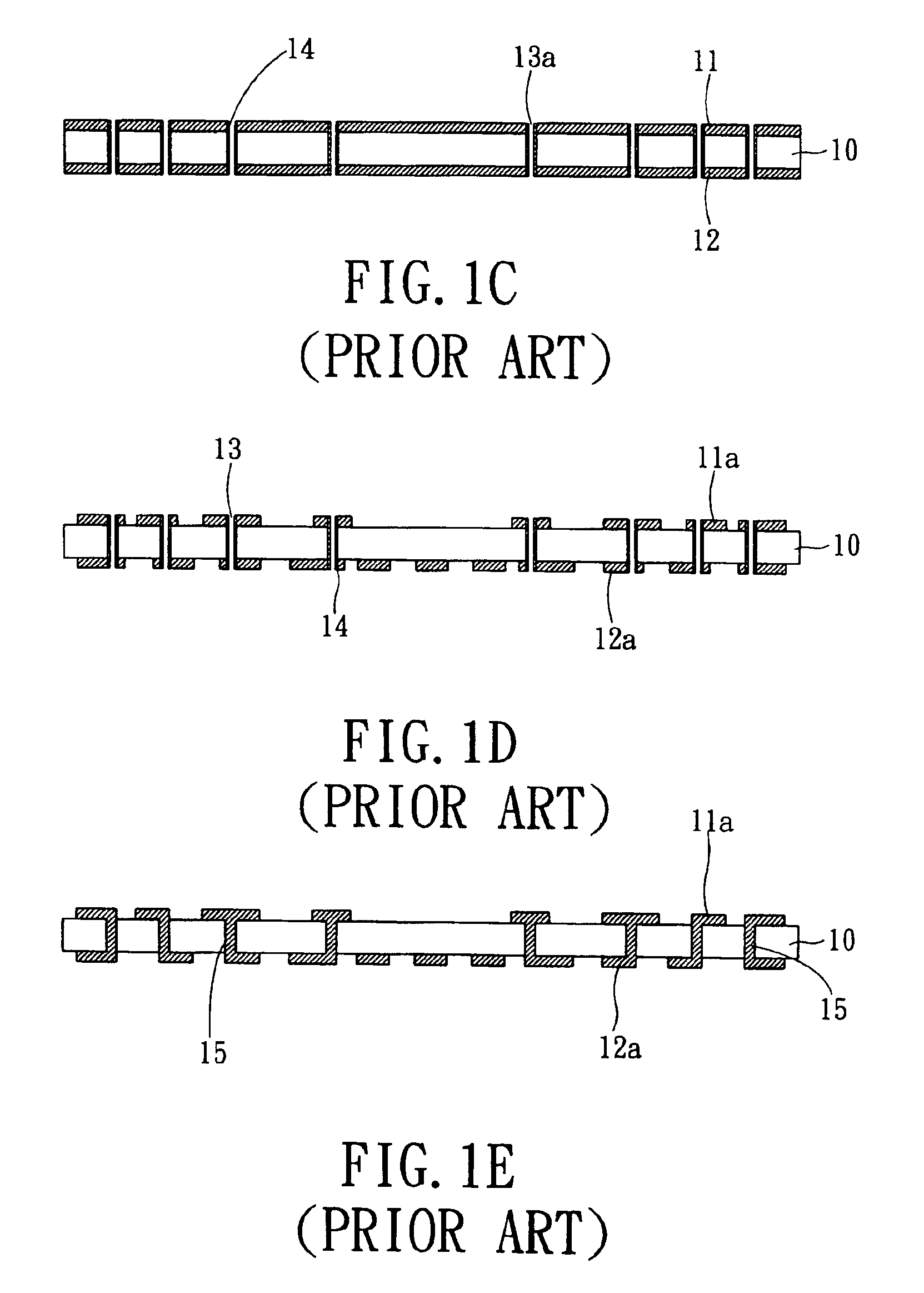 Pattern formation process for an integrated circuit substrate