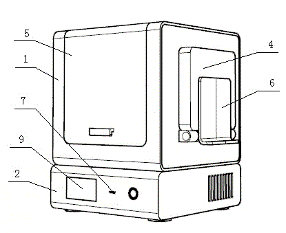 Scanning and printing integrated desktop-level three-dimensional printer