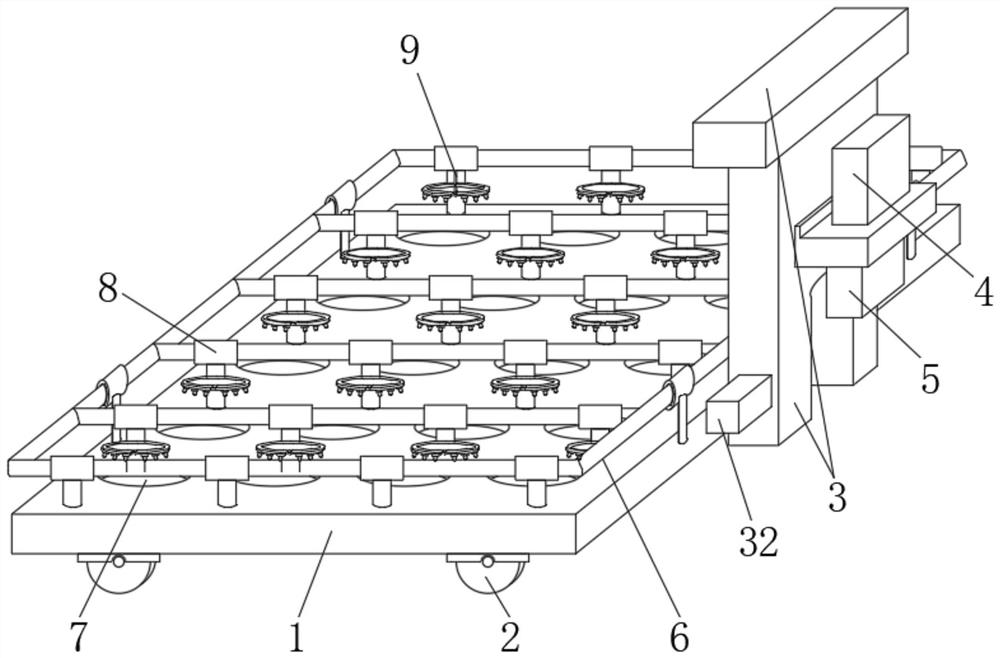 A flower watering device for intelligent forestry