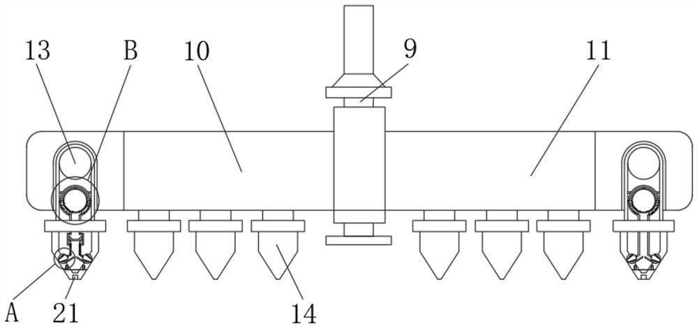 A flower watering device for intelligent forestry