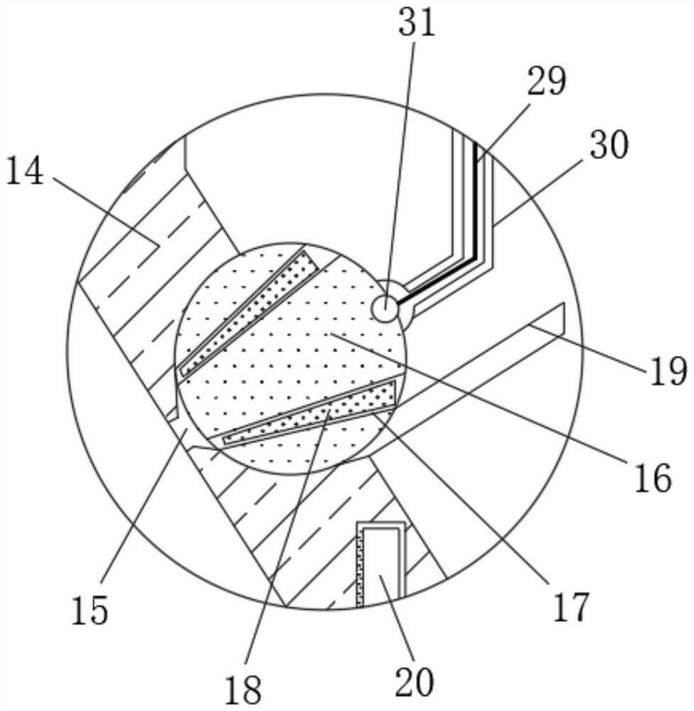 A flower watering device for intelligent forestry